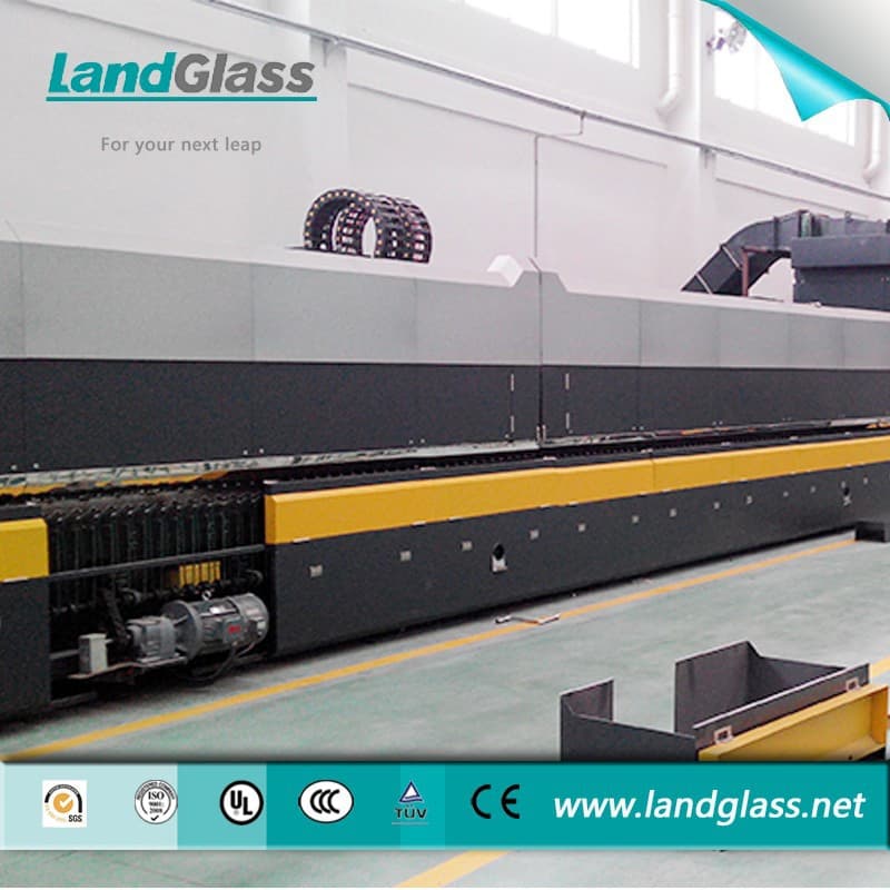 Landglass Low-E Clear 4mm Convection Automobile Single Curvature Car Glass Bending Tempering Machine