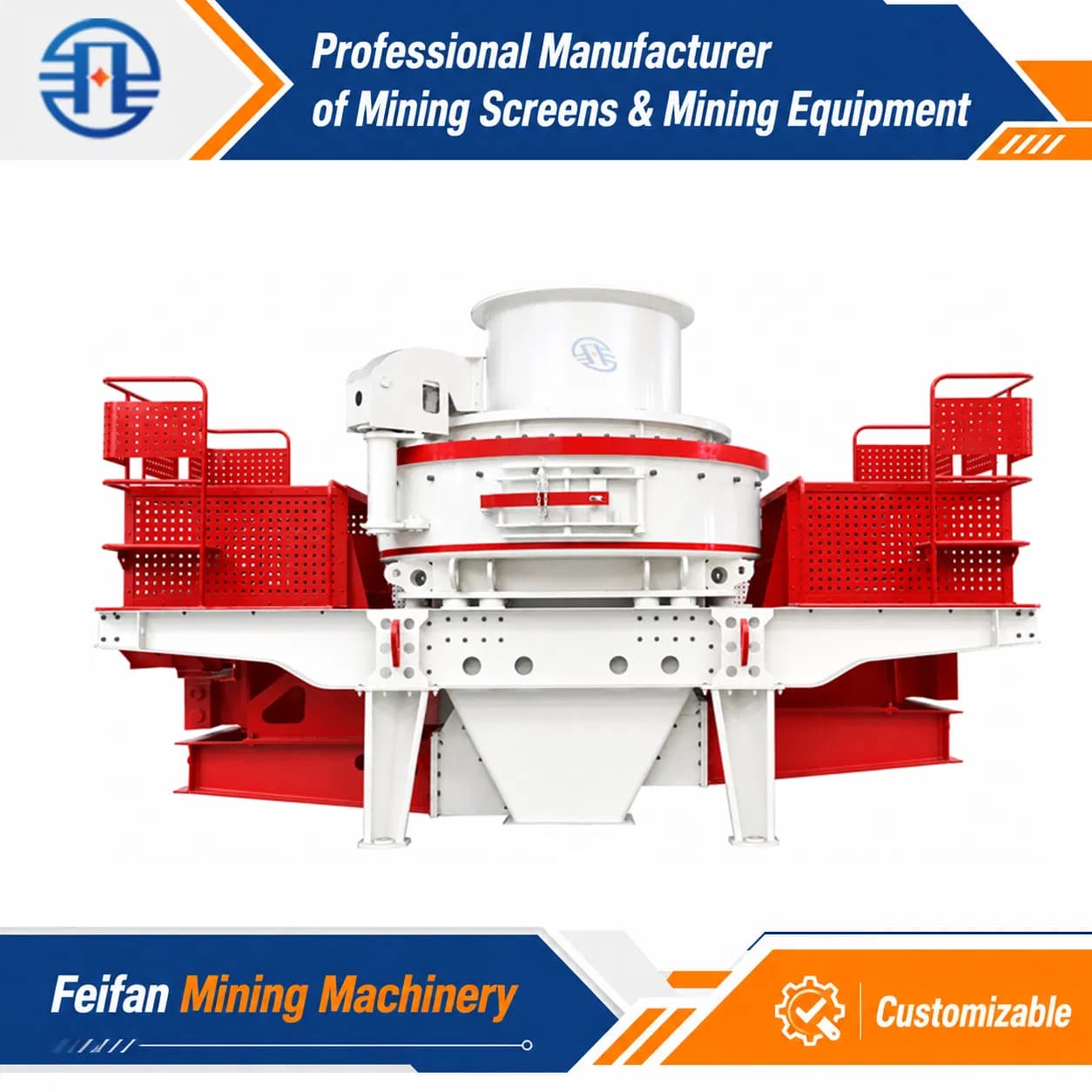 High Capacity Energy Saving Equipment Crush Granite Basalt for Concrete Batching Plant Sand Making Machine