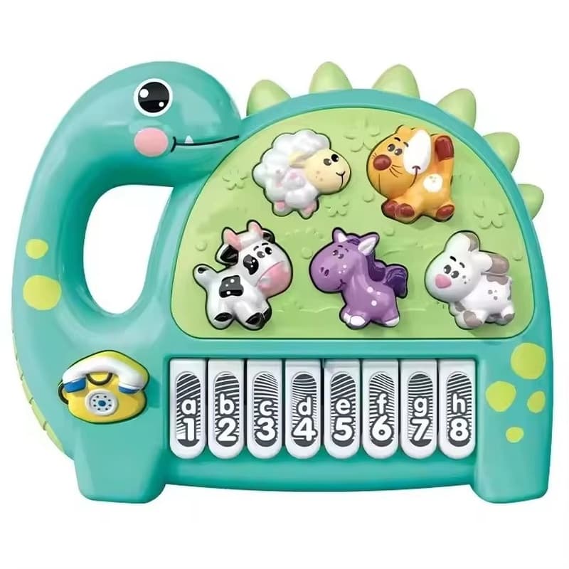 Wholesale Early Education Children Electronic Musical Instruments Cartoon Music Keyboard Piano Educational Children's Toys