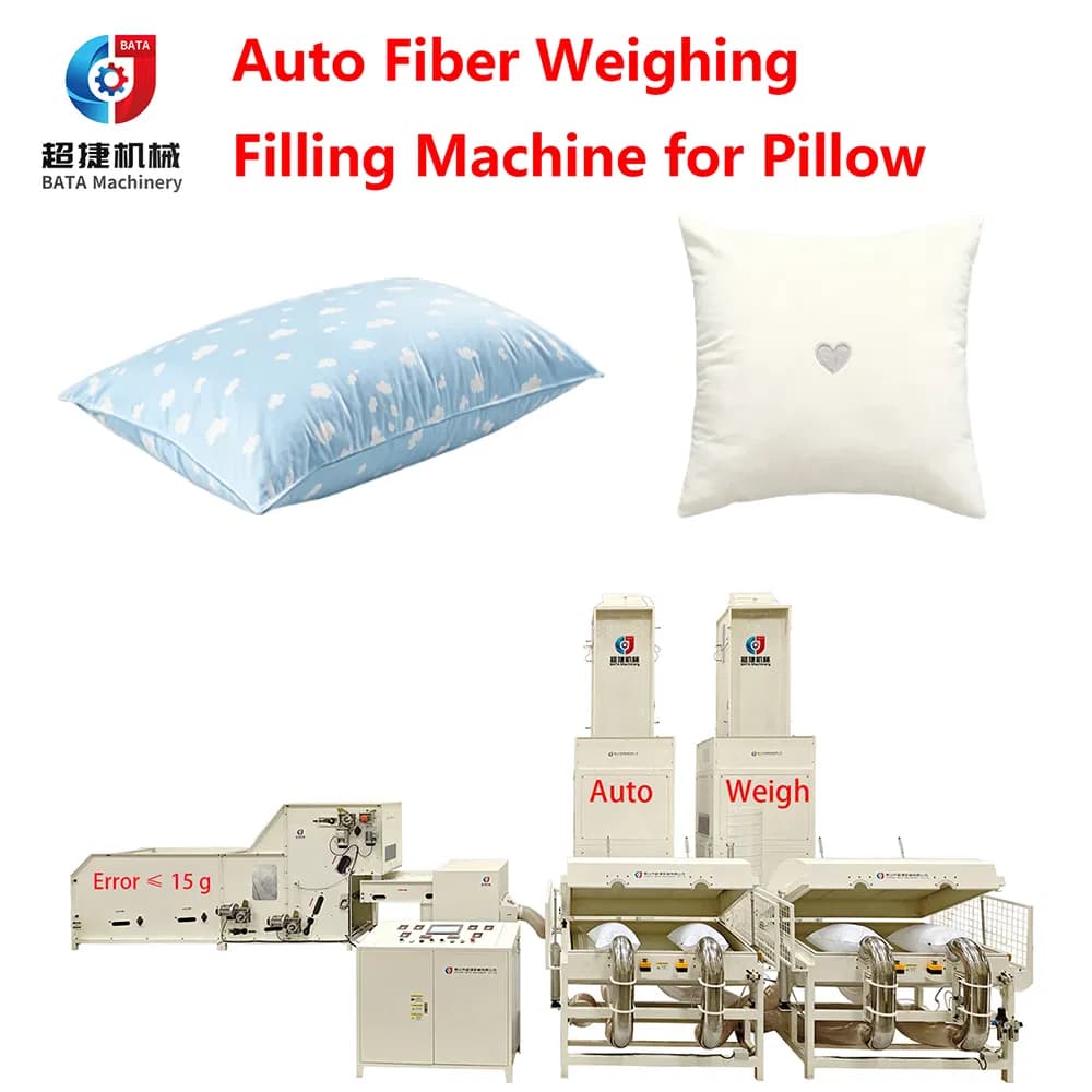 Polyester Fiber Filling Machine Automatic Pillow Production Line Cotton Stuffing Pillow Machine