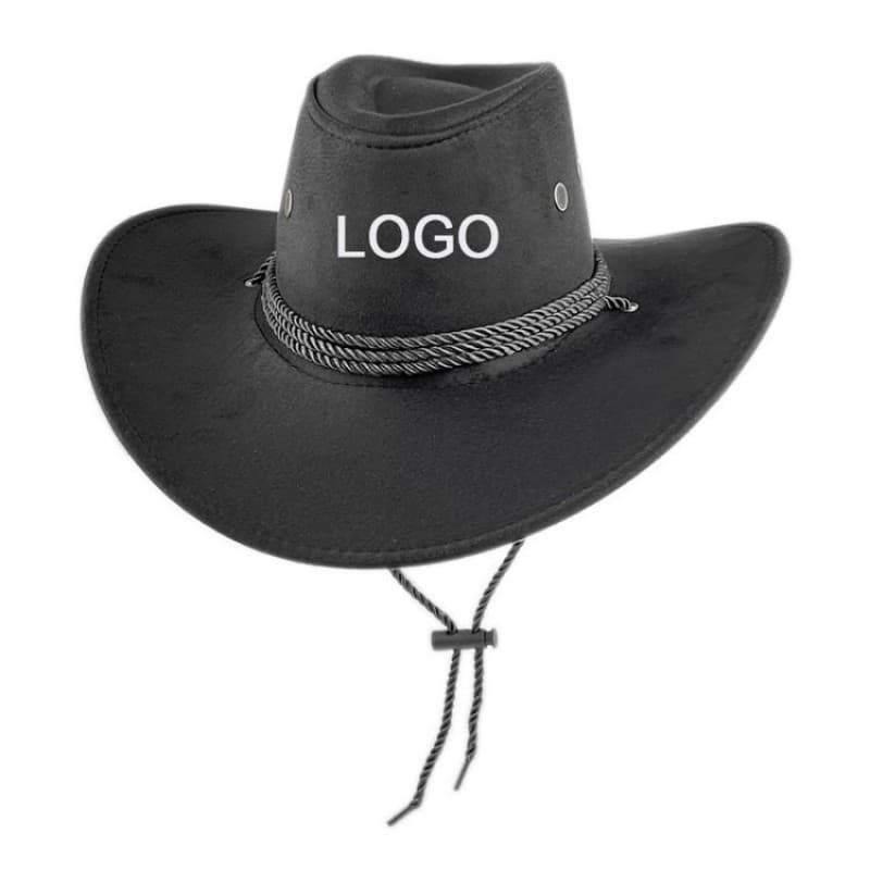 Men's Suede USA American Sombreros Customized Logo Cowboy Hat