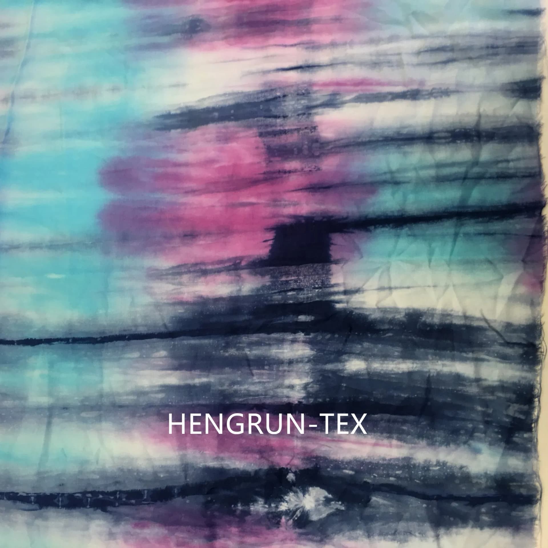 CVC French Terry Tie Dye Fabric for Garment Knitted Fabric T/C Knitted Fabric French Terry