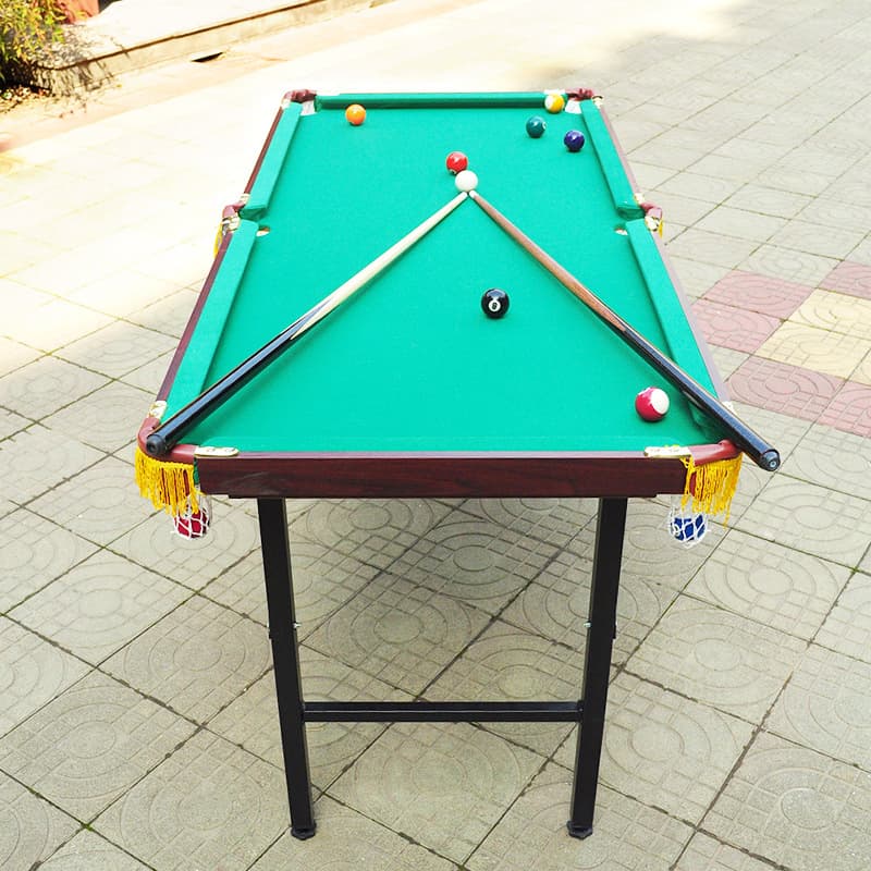 Home Billiard Table: Children's Mini Adjustable Height Folding Billiard Table—Compact Indoor Large-Size Educational Toy Billiards