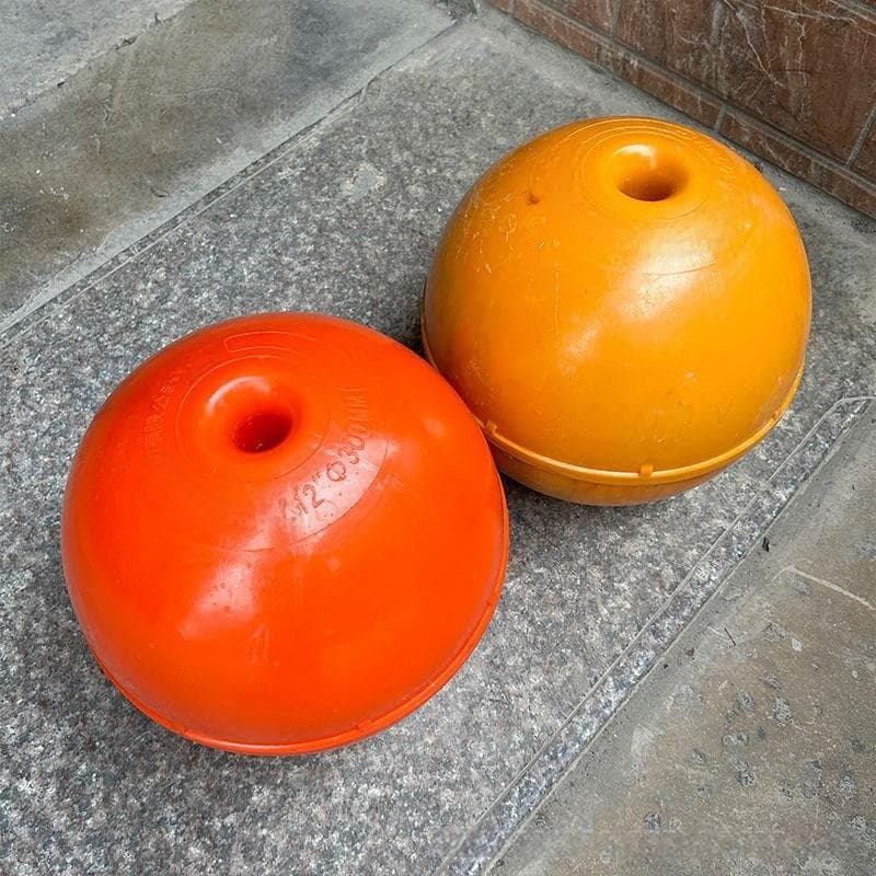 Spherical ABS Plastic Deep Sea Longline Tuna Fishing Double-Lug Trawl Net Buoy Floats