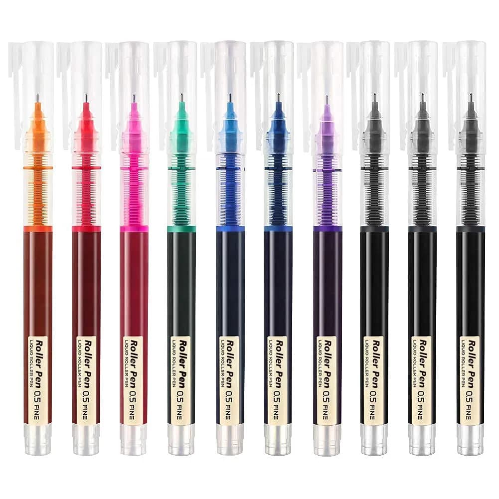 Rolling Pen for Drawing, Coloring, Journaling, Smooth Writing, School & Office Supplies