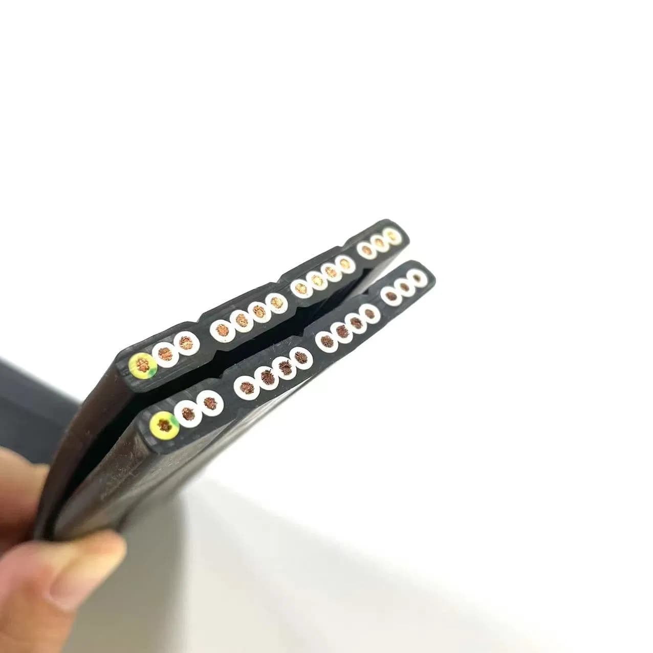 Shielded Flat Elevator Traveling Cable Trvvp PVC Flexible Electric Wire Cable