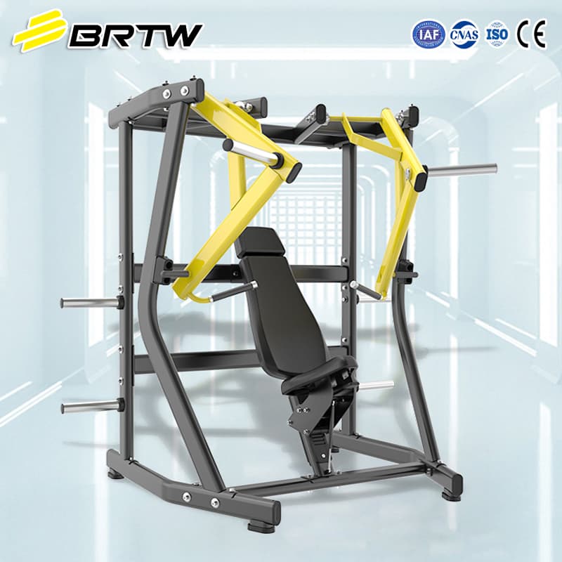 Brightway Heavy Duty Incline Seated Chest Press Equipment Full Steel Frame Chest Muscle Workout Station
