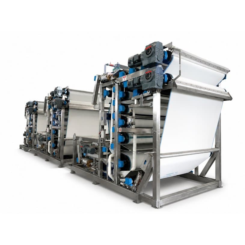 New Stock Arrival Water Saving Washing System Filter Mesh Belt Sludge Press Machine for Chemical Dewatering