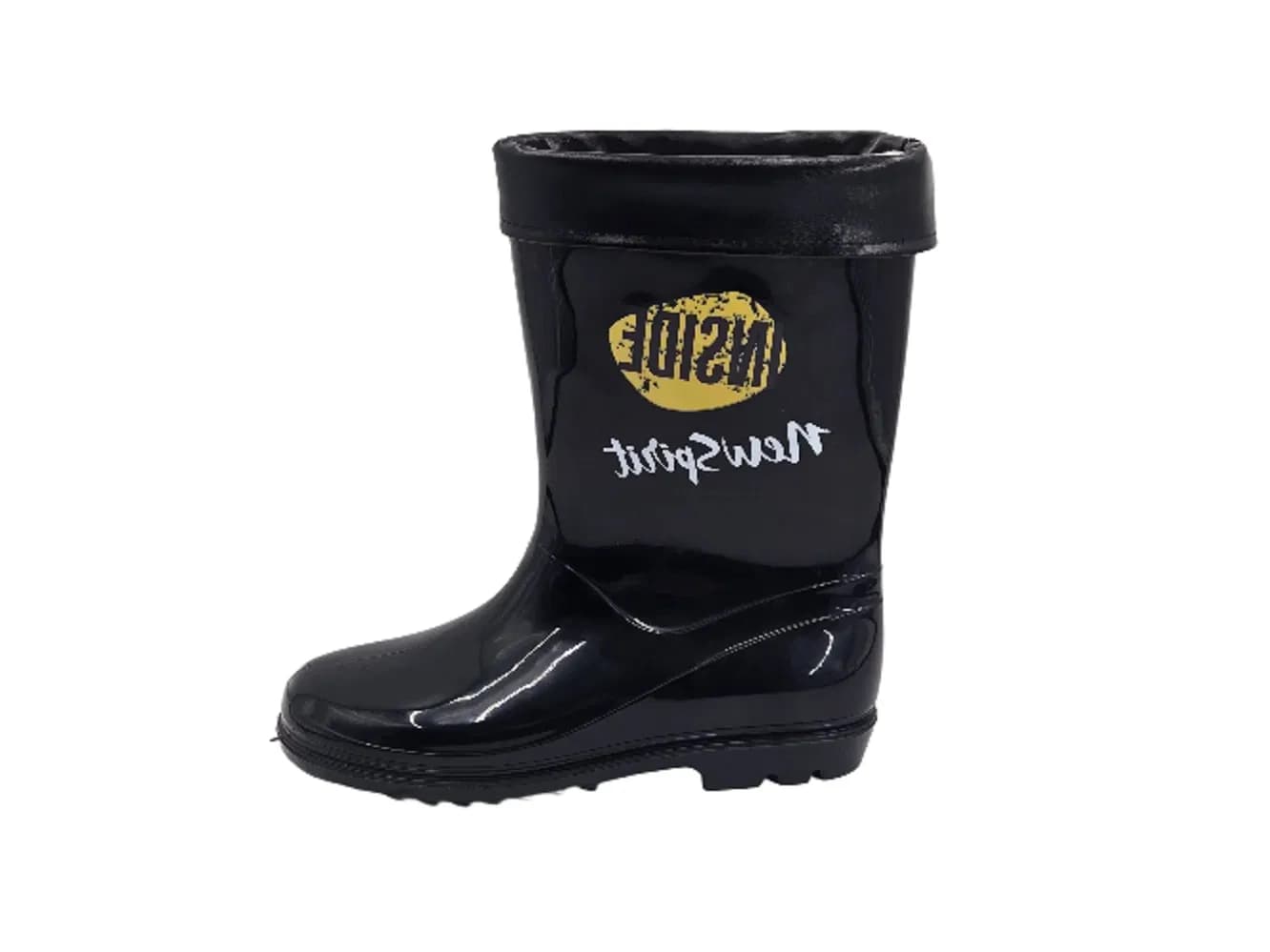 Wholesale Winter Kids Gumboots Plastic Rain Boots with Cartoon DIY