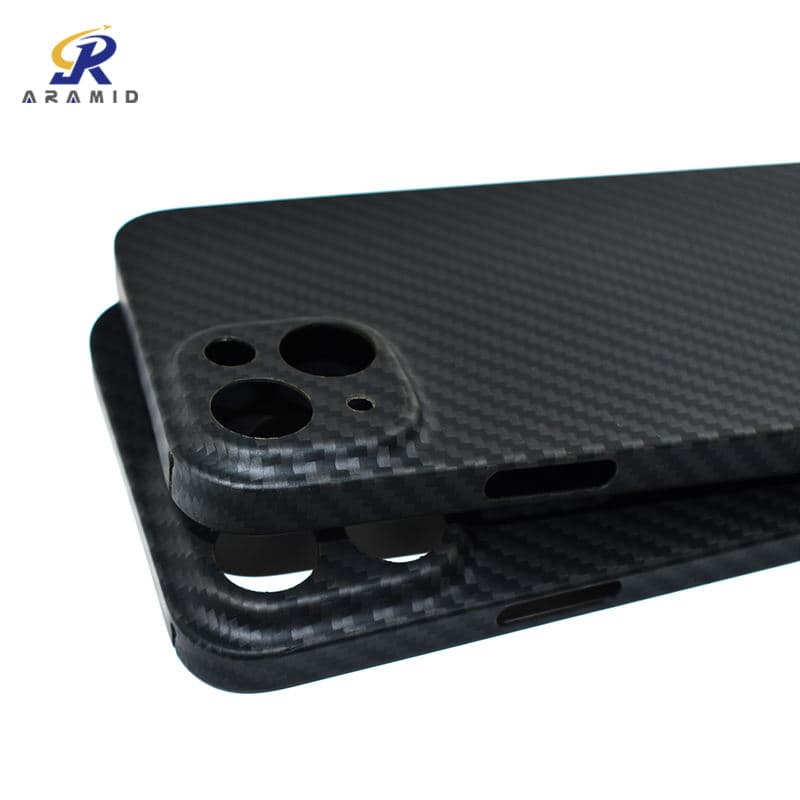 Factory Price Fine Hole Camera Protection Waterproof and Non-Slip Aramid Fiber Phone Case for iPhone 15