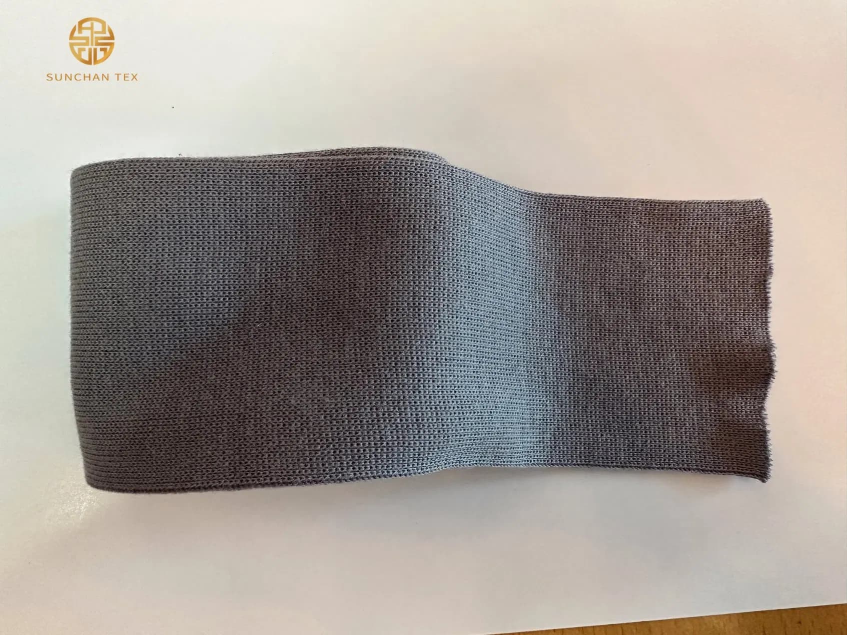 Carbon Cotton Rib Fabric Knitted Cuffs Ribbing