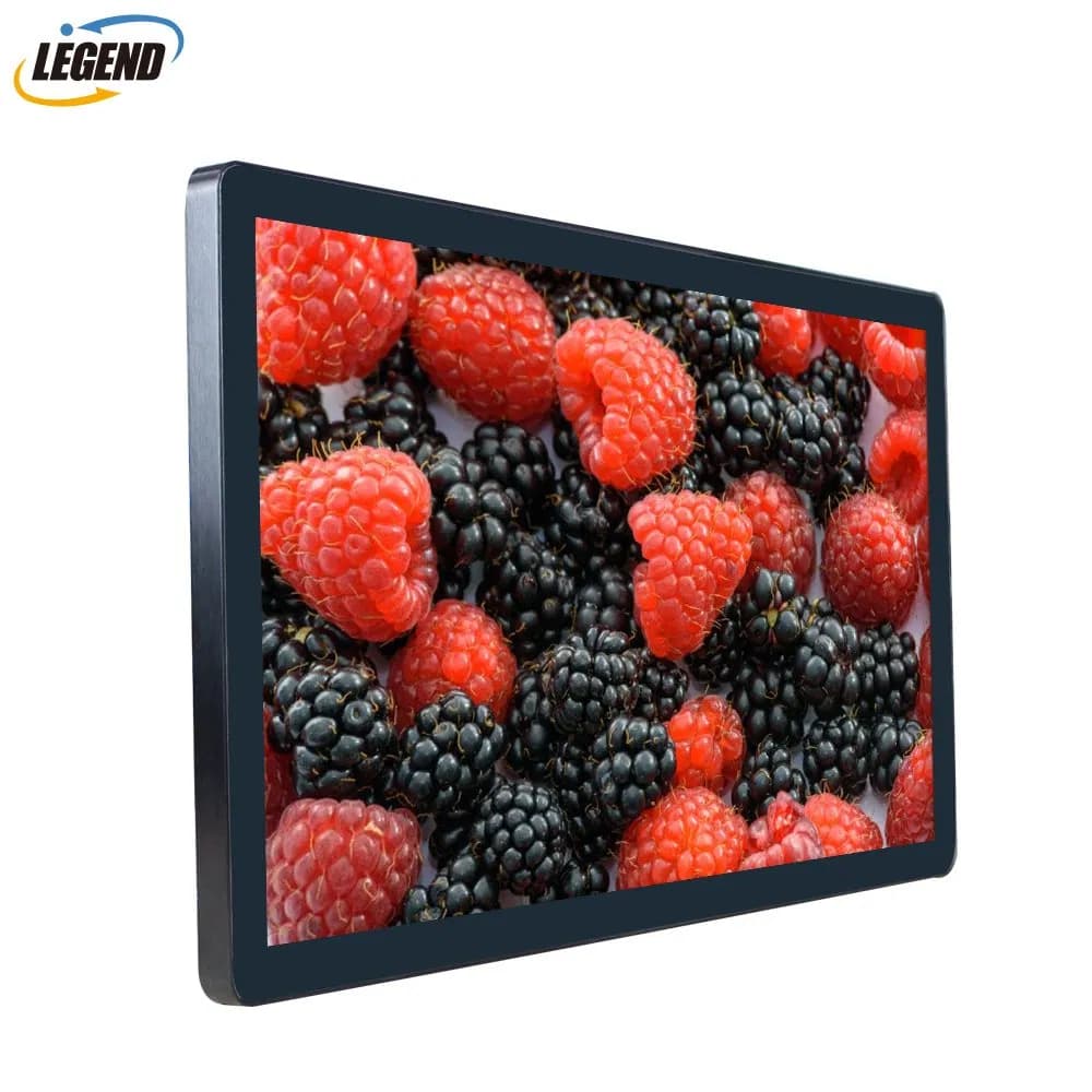 Open Frame 21.5 Inch Touch Screen Panel PC Monitor All in One POS PC Wall Mount