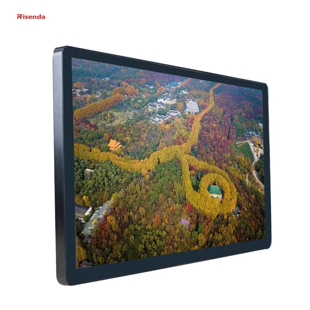 Wall-Mounted 21.5 Inch Touch Industrial All in One PC LED Display