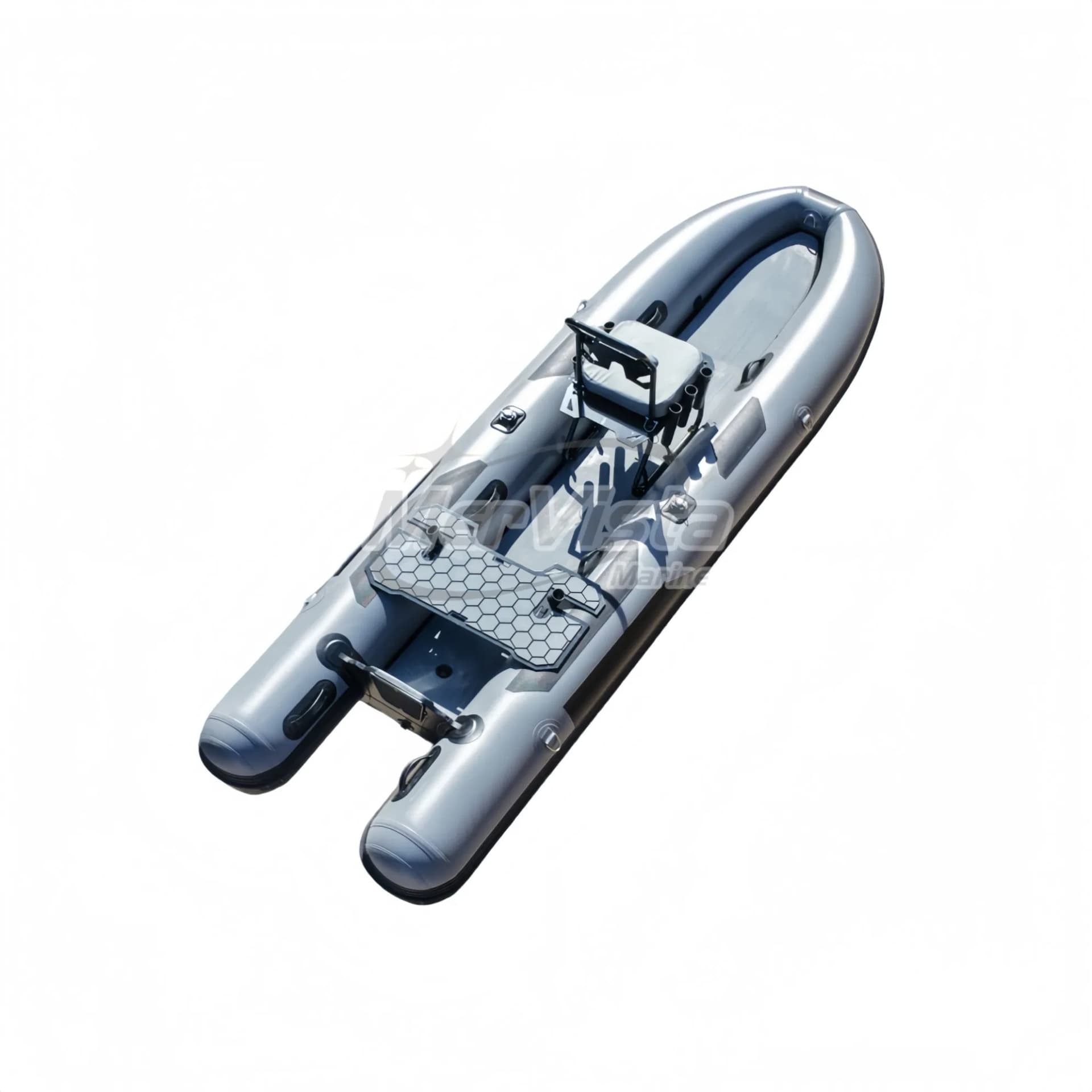 Best Selling 400cm Light Grey Hapalon Inflatable Kayak CE Certified for Exciting Fishing China