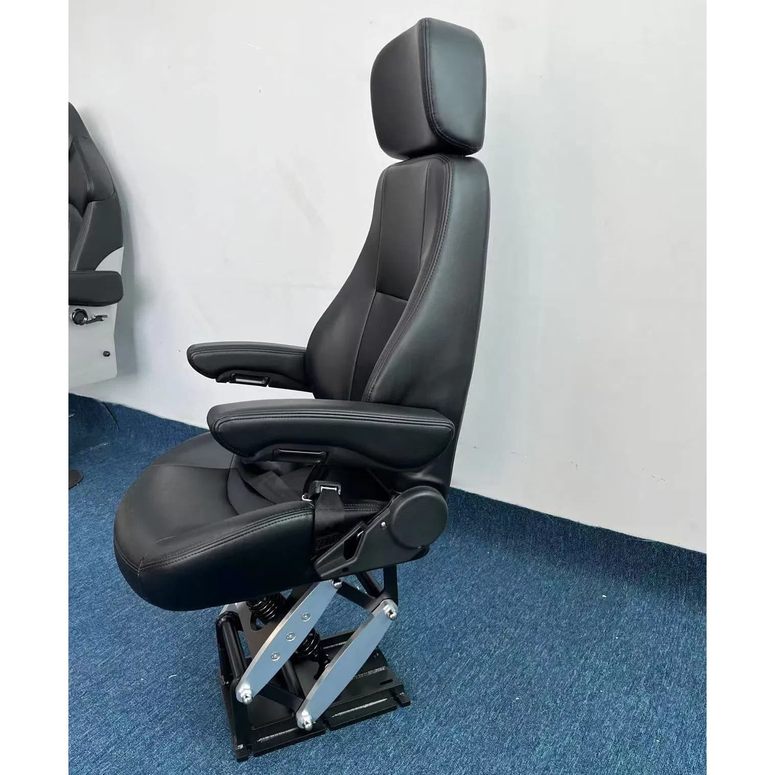 Aqualand Boat Marine Shock Mitigation Suspension Marine Pilot Helm Boat Seats (SC-1)