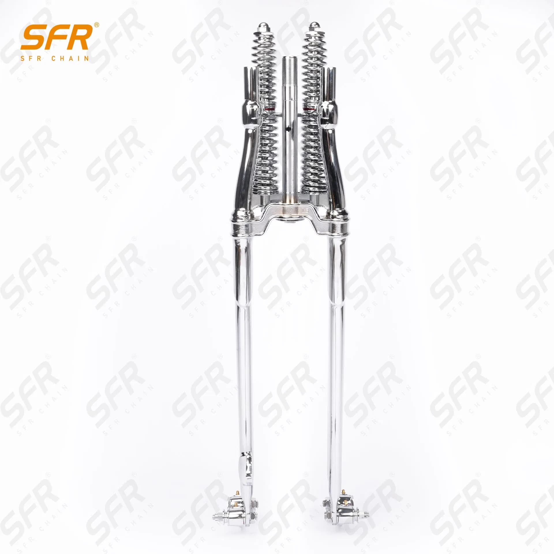 34" Chrome Springer Front End Fork for Harley-Davidson Softail Fxst Flst Models 1984-2017 Motorcycle Front Suspension Assembly