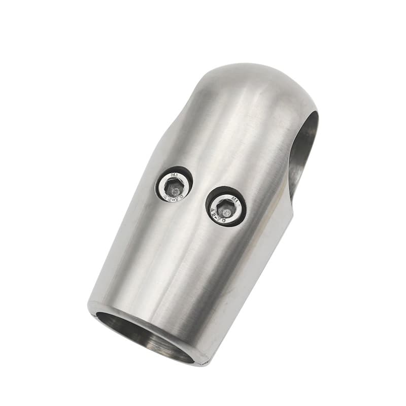 Stainless Steel Bus 3-Way Tee Tube Connector for City Bus Metro Railway Handle Subway