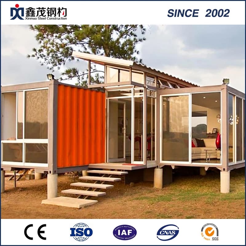 Low Price Prefabricated Shipping Container House for Hotel