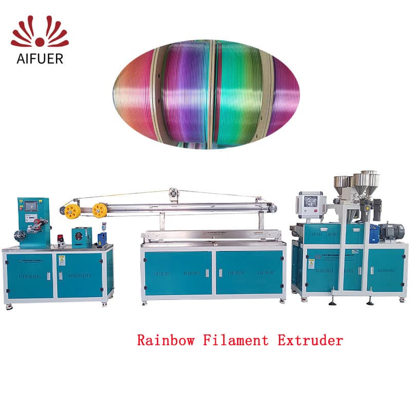 Multi-Color 3D Filament Extruder Rainbow 3D Filament Extruder