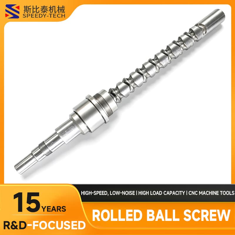 Rolled Ball Screw with High Precision Transmission Performance