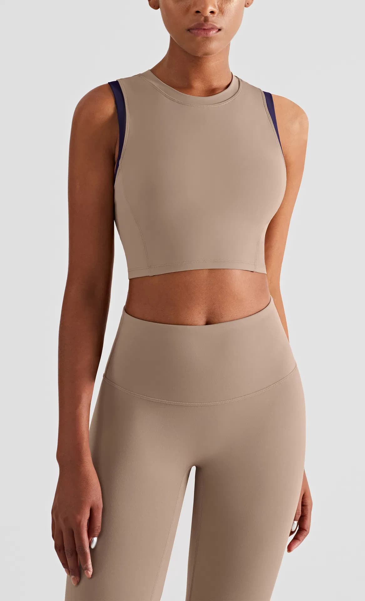 Comfortable Nmatching Yoga Vest Cross-Border Gathering Fitness Set