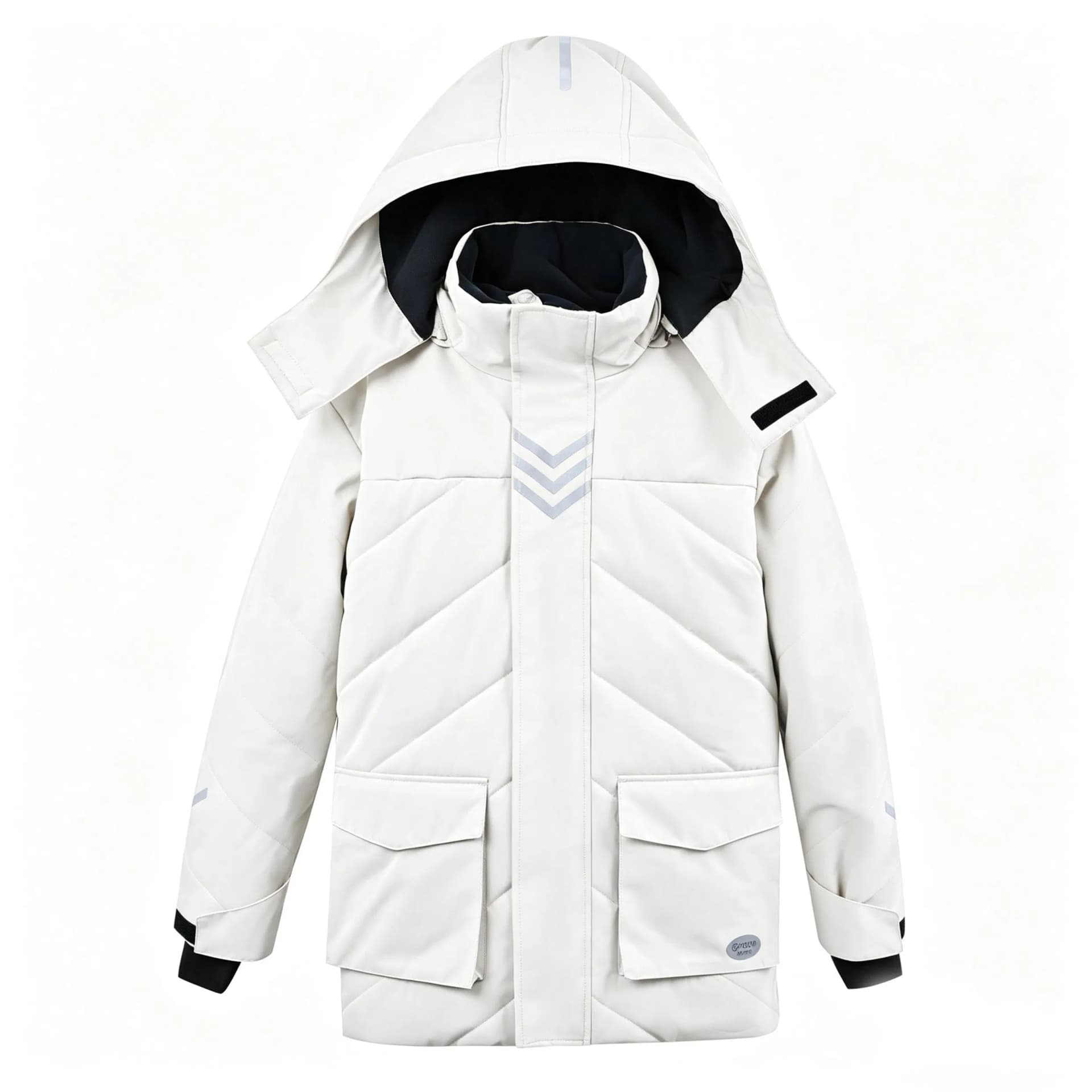 Kids Waterproof Reflective Hoodie Insulated Winter Puffer Jacket