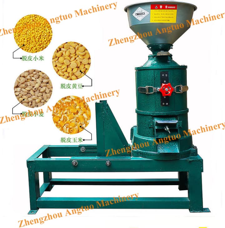 Portable Durable Structure Paddy Rye Buckwheat Pea Multi Crop Grain Dehulling Machine