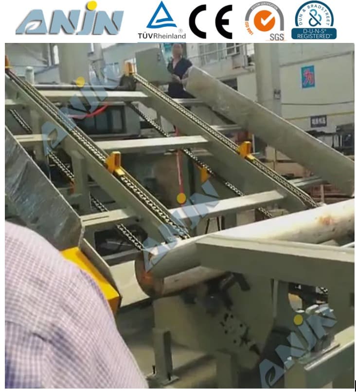 Automatic Log Centering Charger Machine Vertical Log Centering Charger Log Handling Equipment