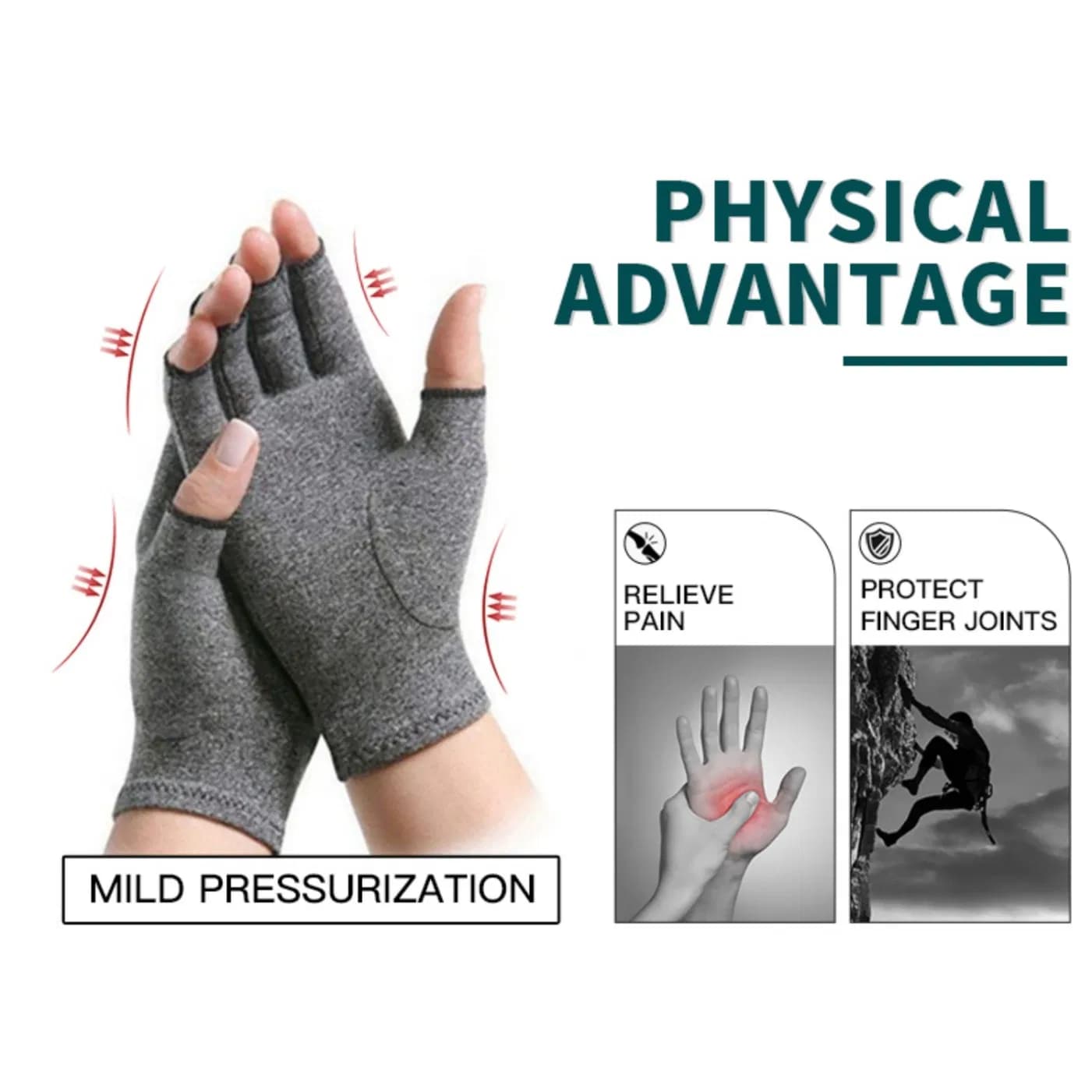 Good Resilience Property Thin Invisible Daily Wear Moisture Wicking Arthritis Compression Gloves for Typing Writing Hand Protection