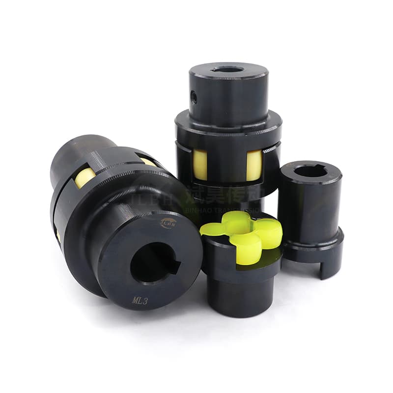 Lm Plum Blossom Ml 8 9 10 Spider Jaw Coupling Customizable Hole Keyway Spline Coupler Claw Style Water Pump Reducer
