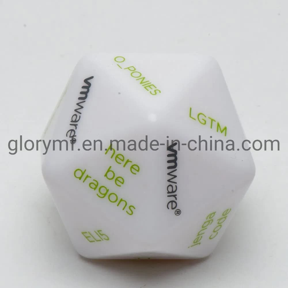 Big Size Custom 20 Sides Dice Set Large D20 with Printing Dice