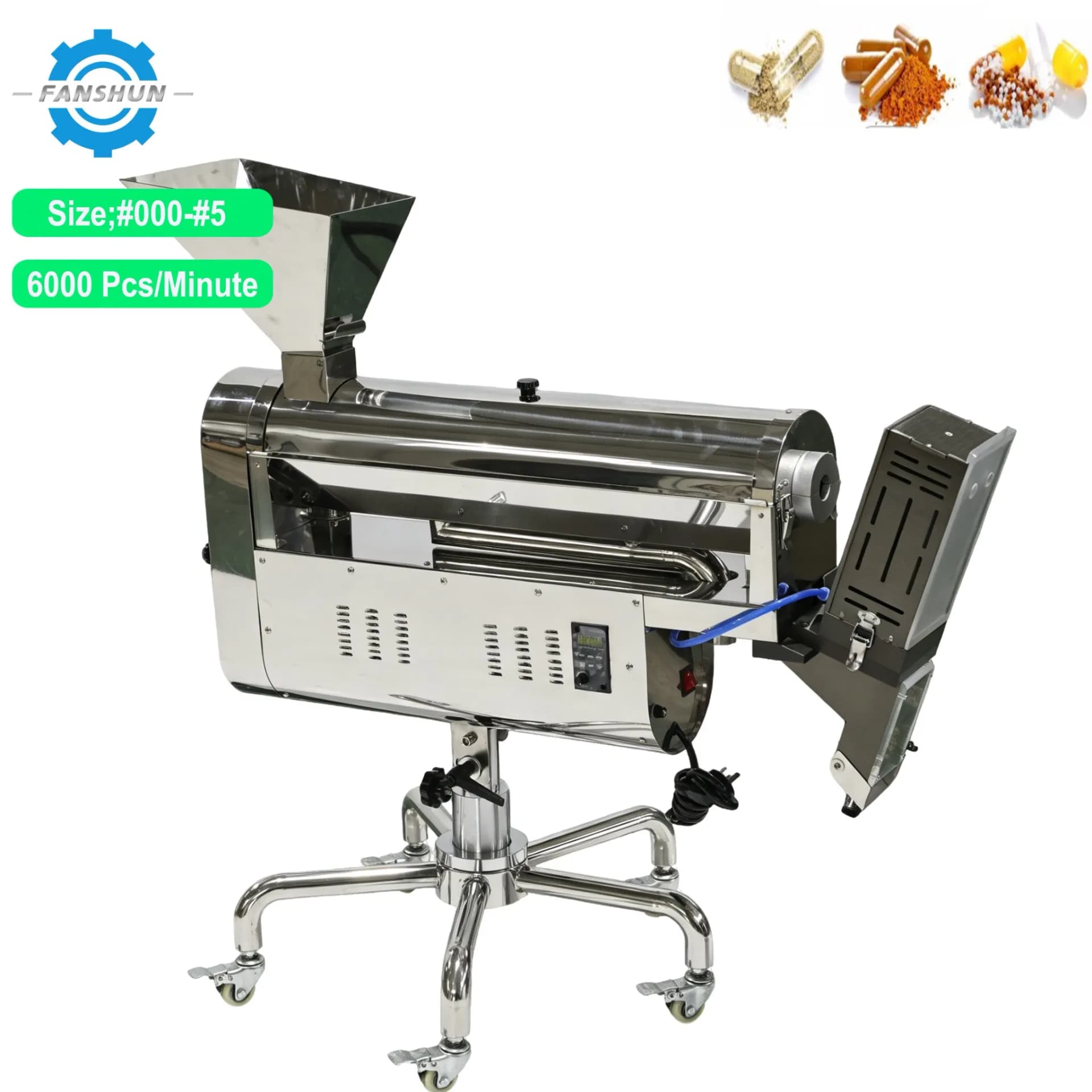Shipping Fast Capsule Polishing Machine Within 3 Days Delivery Full Automatic Capsule Polisher