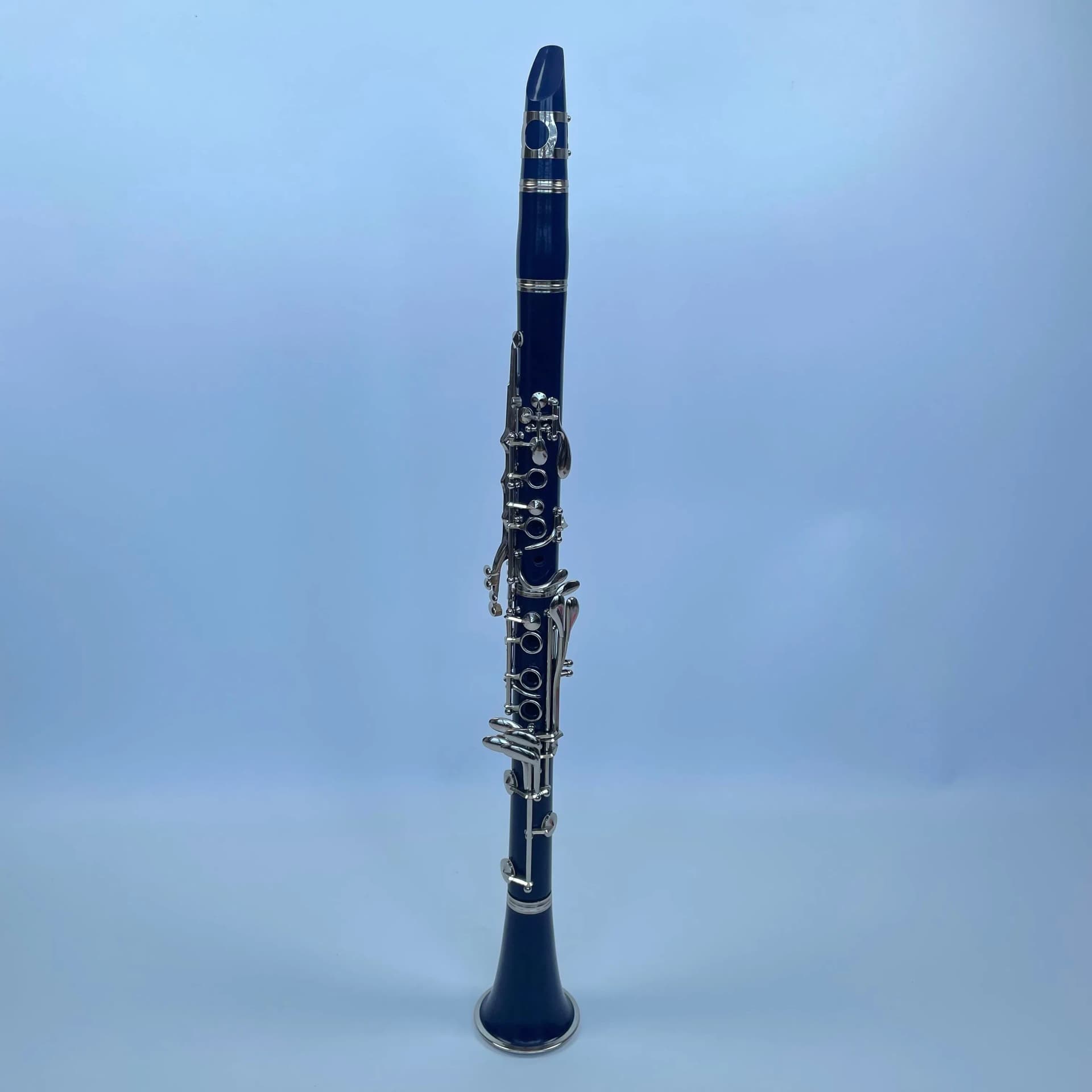 Beginner Blue Color 17 Keys Colorful with Nickel Plated Keys Clarinet