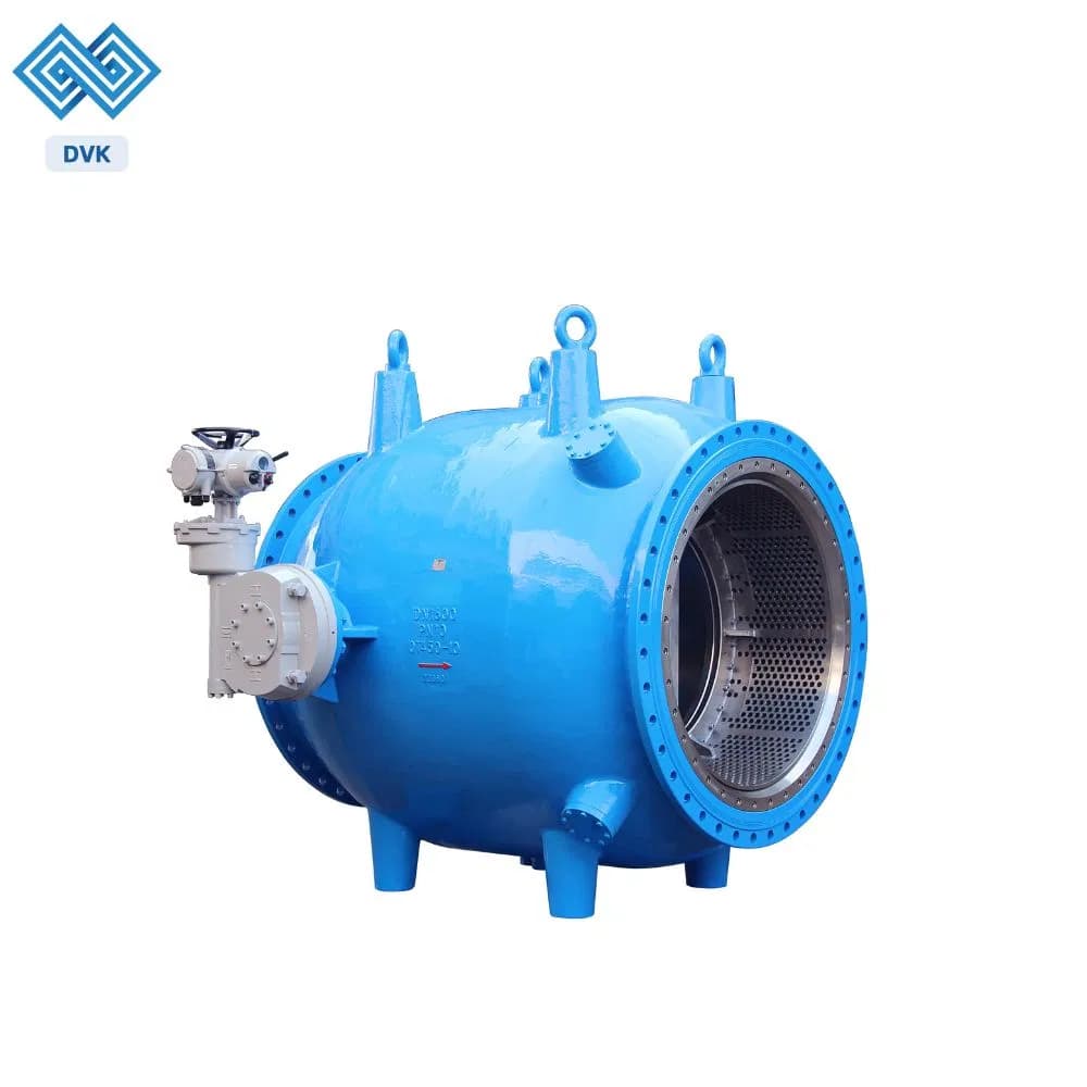 Ductile Iron Flanged Flow Control Plunger Valve