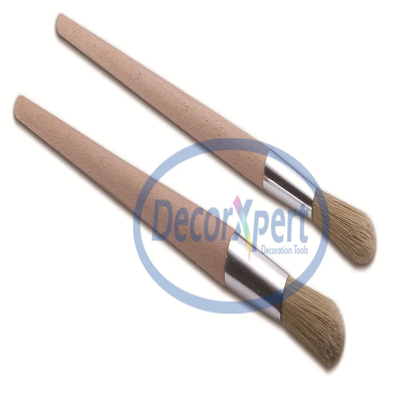 100% Filament Ployester, High-Quality Beech Wood, Bristle Paint Brush
