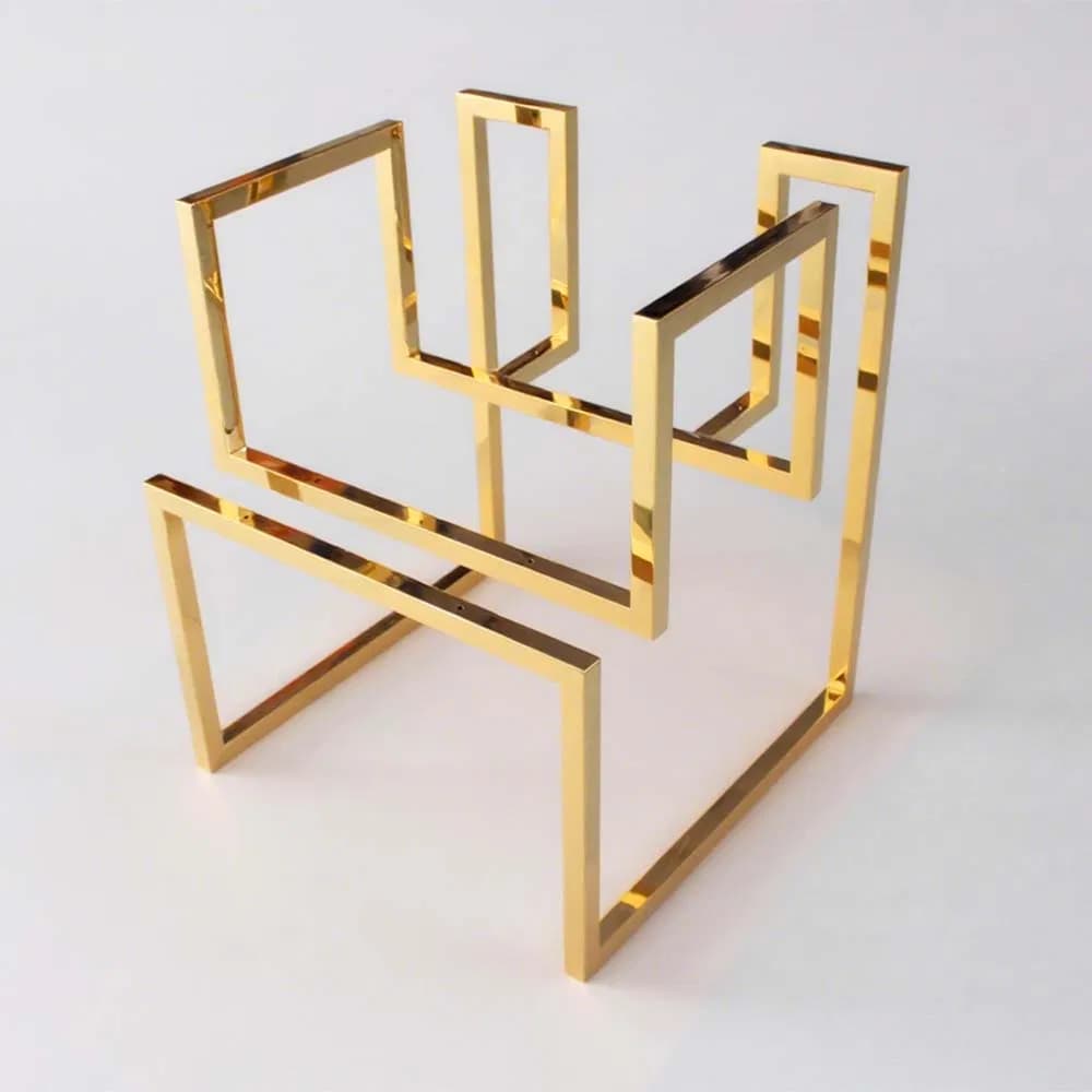 OEM Steel Sheet Metal Frame Laser Welding Electroplating Fabrication for Table Legs