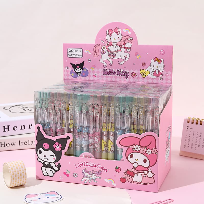 Cute Sanrio Press Pen Student Neutral Pen Office Signature Pen