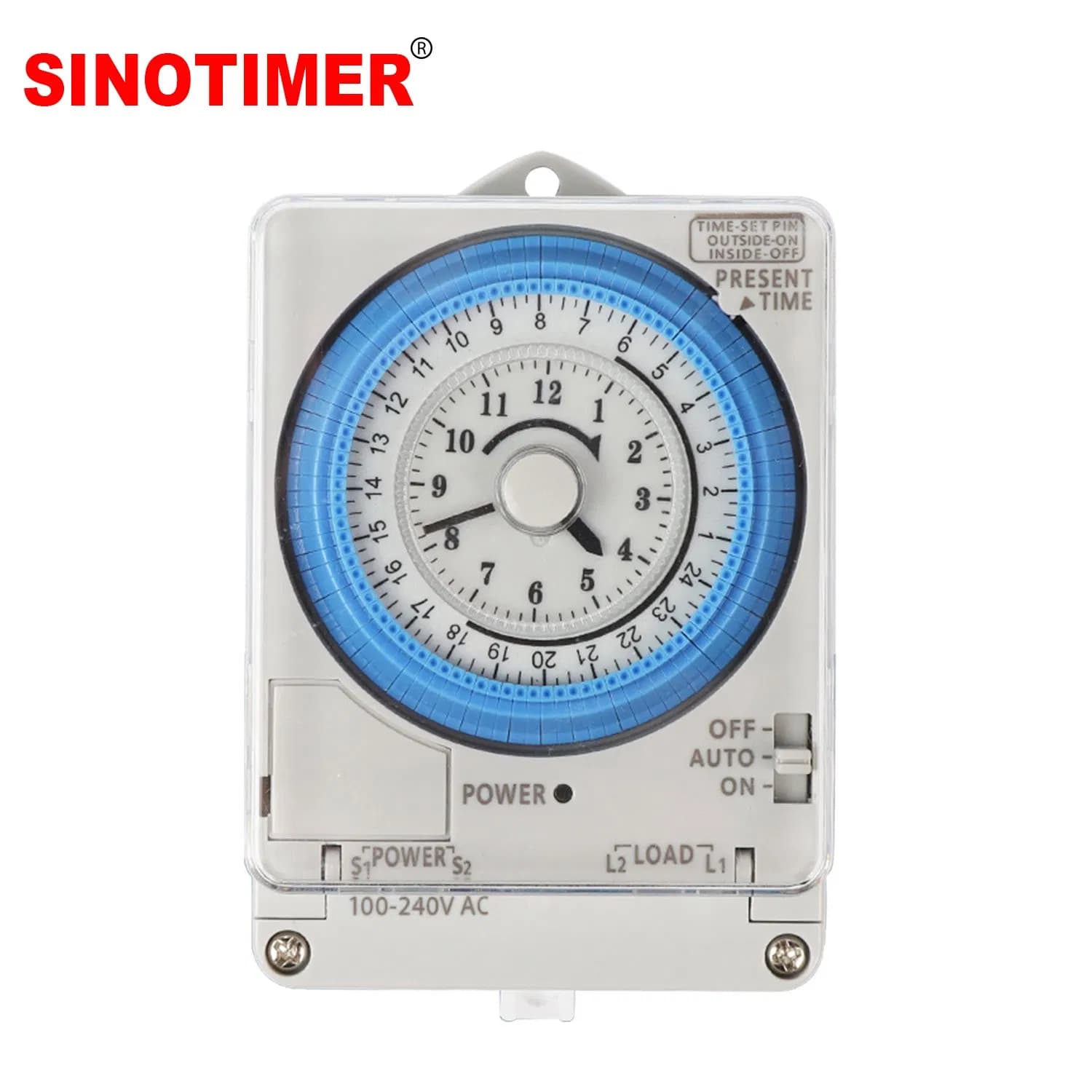 Tb388 (NEW) Mechanical Timer, 100-240V AC, 20A Load, 96 on/off, 15min Intervals 4 Module Timer Switch