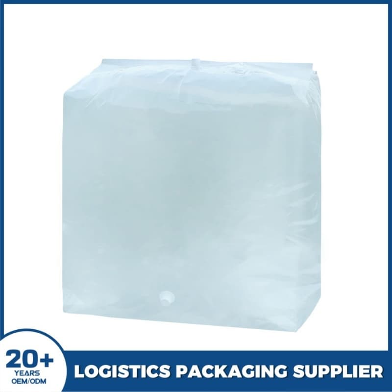 Heat Sealed China Paper IBC Tote Liner Bag Square Form-Fit Design