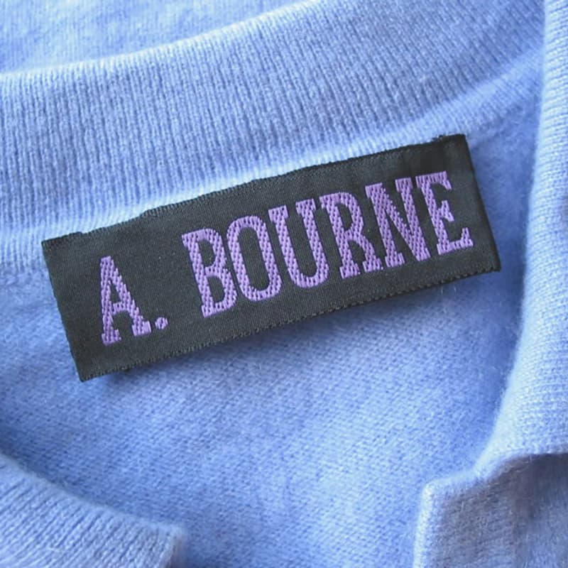 Clothing Emblems Custom Woven Clothing Tag Label Polyester Custom Garment Clothes Tags Fold Size Garment Label Shirt Tags for Clothing Woven Labels