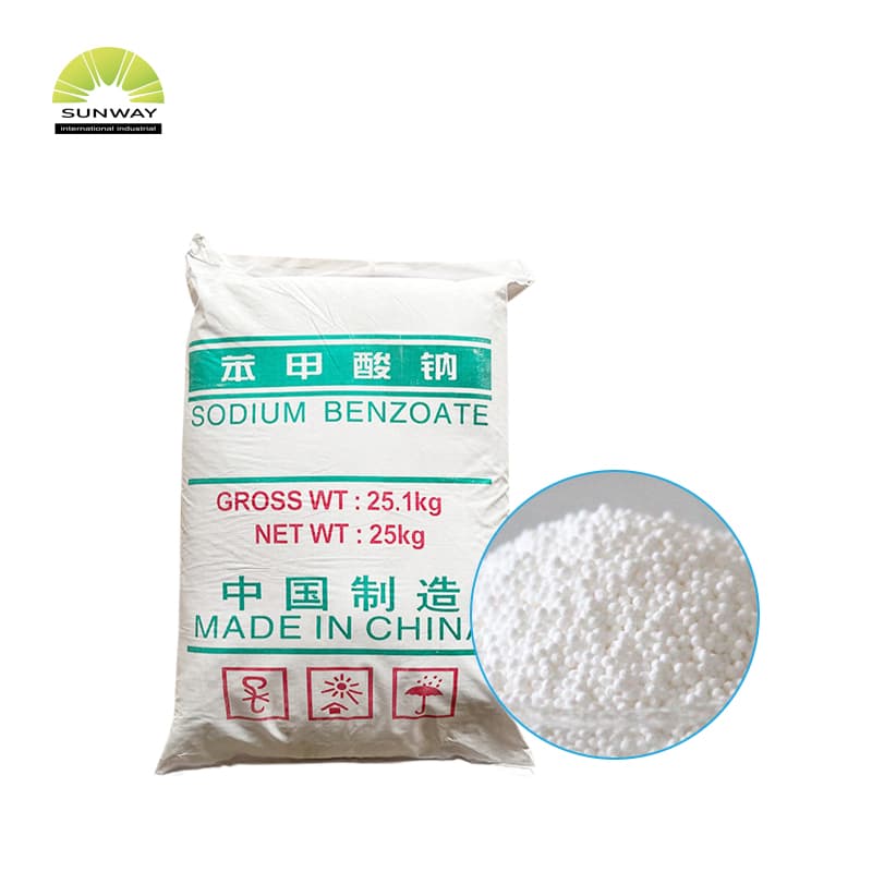 Preservative for Food Feed Cosmetic and Industrial Uses E211 Sodium Benzoate Powder
