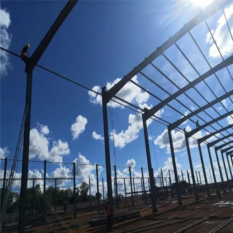 High-Strength Steel Structural Roofing Ridge Customized China House Casas Prefabircadas