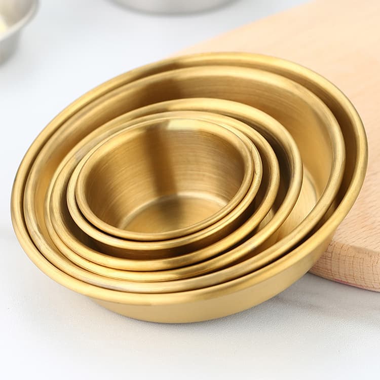 Good Quality Kitchen Supplies Elegant Stainless Steel Sauce Dish for Catering Events