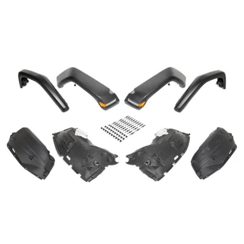 Black Wheel Eyebrow ABS Fender Flare for Jeep Wrangler Jk Jl Jt