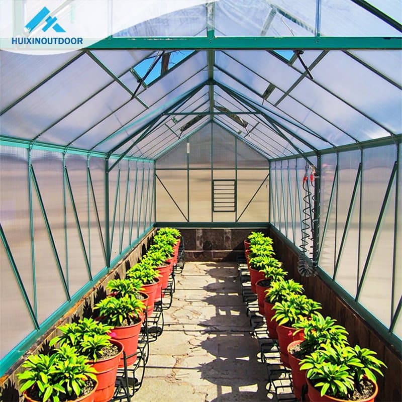 Commercial Glass Garden Greenhouse Profile Gas Heater Sunlight Greenhouse