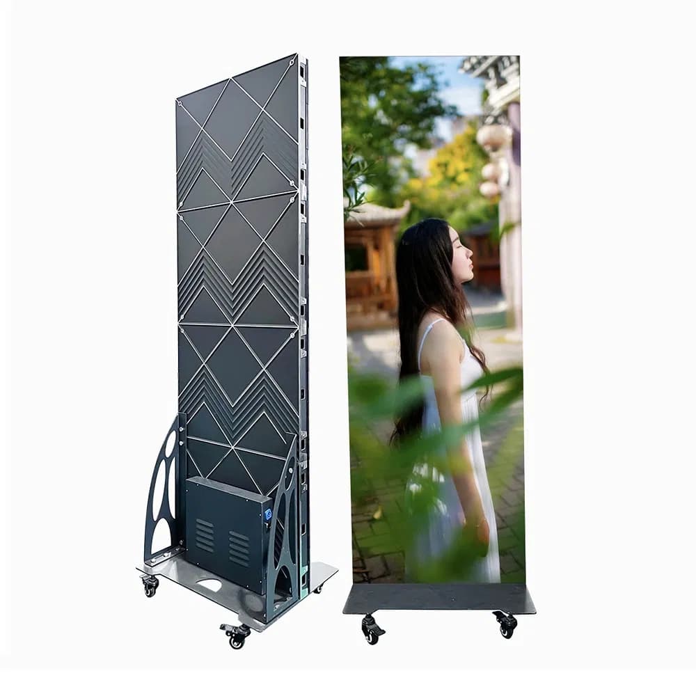 Dynamic Digital Signage Poster LED for Engaging Public Information Screens