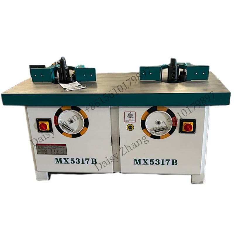 Mx5317b Double Spindle Sliding Table Woodworking Vertical Spindle Milling Machinewoodworking Trimming and Milling Machine