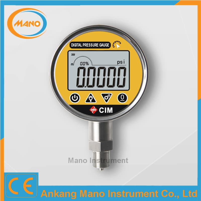 HD-100 Intrinsically Safe Digital Pressure Gauge Battery Powered High-Precision Strain Measurement