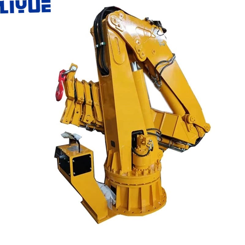 Hydraulic Straight Boom Ship Crane Knuckle Boom Folding Marine Crane