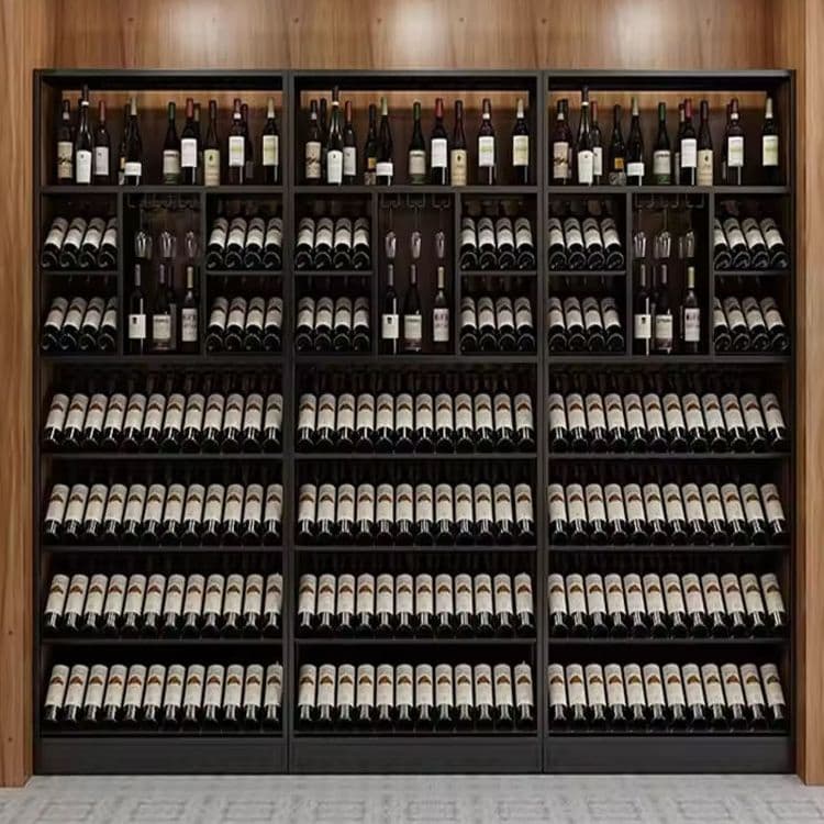 Elegant Wine Bar with Rustic Charm for Home Entertaining